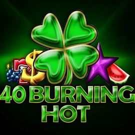 40 Burning Hot by Amusnet Interactive, showcased at luna-casinos.es – game logo