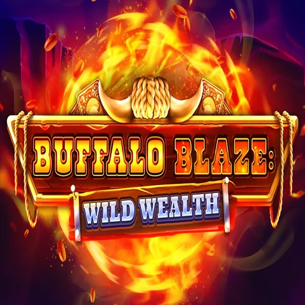 Buffalo Blaze Wild Wealth logo by OctoPlay Luna Casino