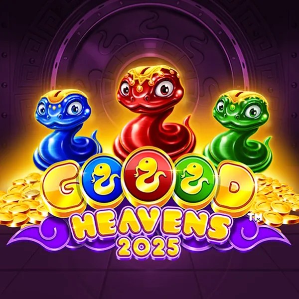 Goood Heavens by Rarestone Gaming, showcased at luna-casinos.es – game logo