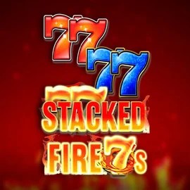 Slots logo of Stacked Fire 7s from Inspired Gaming at Luna Casino
