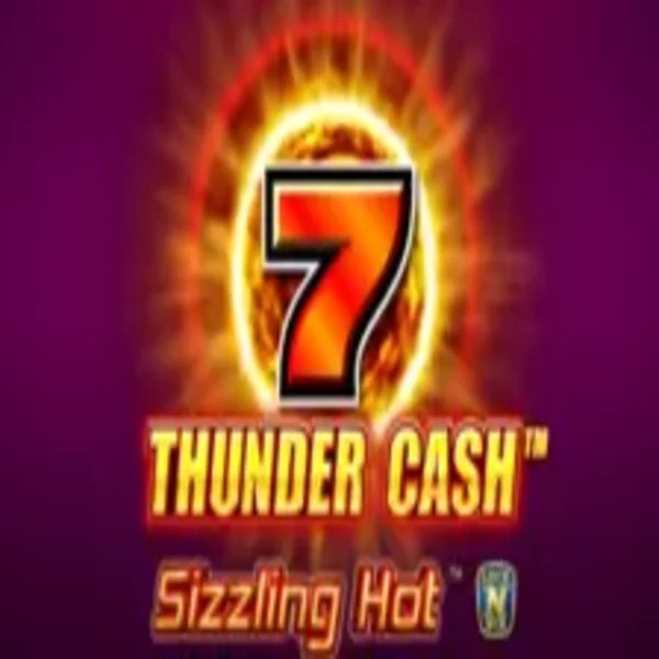 Thunder Cash Sizzling Hot online game logo by Novomatic on luna-casinos.es